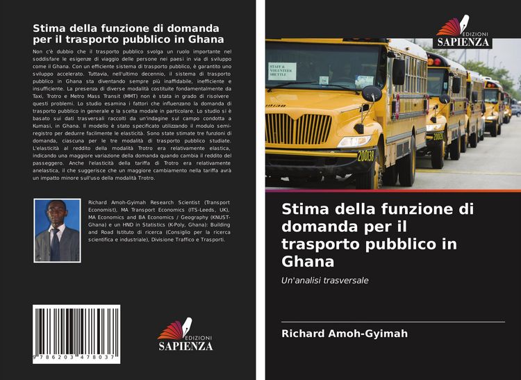 Produktbild: Stima della funzione di domanda per il trasporto pubblico in Ghana