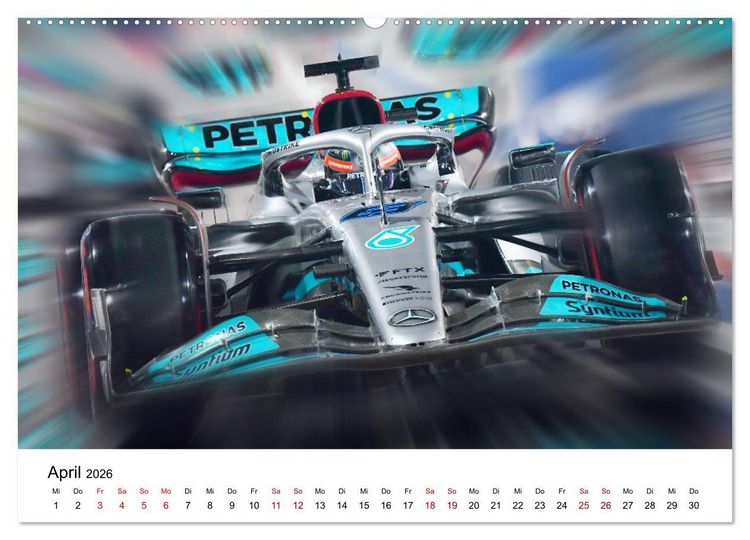 Produktbild: Adrenalin pur und Puls 200 (Wandkalender 2026 DIN A2 quer), CALVENDO Monatskalender
