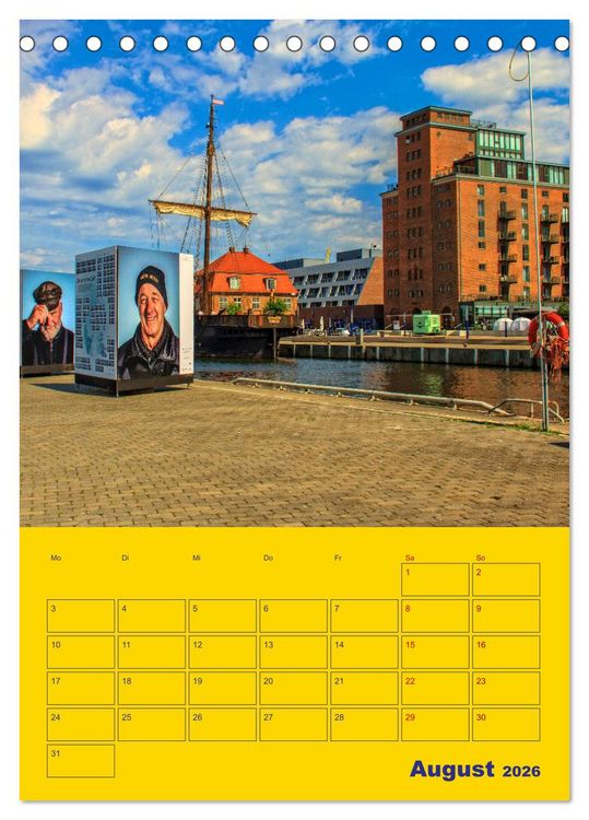 Produktbild: Sehnsucht nach Meer - Ostsee (Tischkalender 2026 DIN A5 hoch), CALVENDO Monatskalender