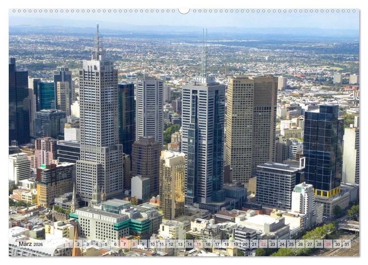 Produktbild: Australien - Australische Metropolen (hochwertiger Premium Wandkalender 2026 DIN A2 quer), Kunstdruck in Hochglanz