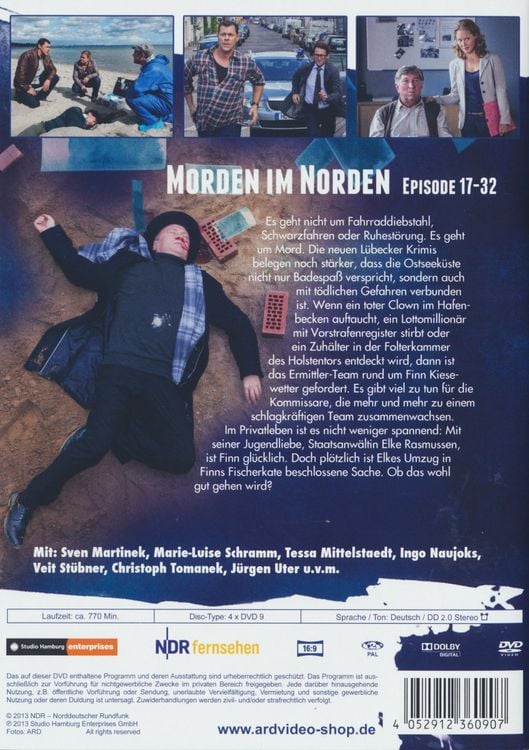 Produktbild: Morden im Norden - Staffel 2 [4 DVDs]