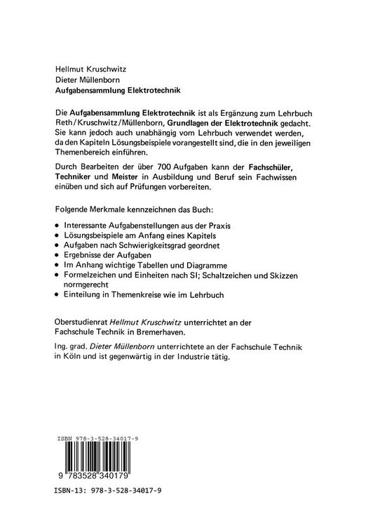 Produktbild: Aufgabensammlung Elektrotechnik