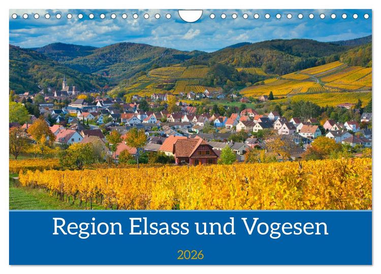 Produktbild: Region Elsass und Vogesen (Wandkalender 2026 DIN A4 quer), CALVENDO Monatskalender