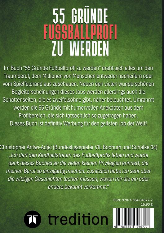 Produktbild: 55 Gr&uuml;nde Fu&szlig;ballprofi zu werden