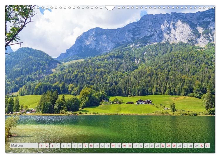 Produktbild: Malerische Seen in Bayern (Wandkalender 2026 DIN A3 quer), CALVENDO Monatskalender