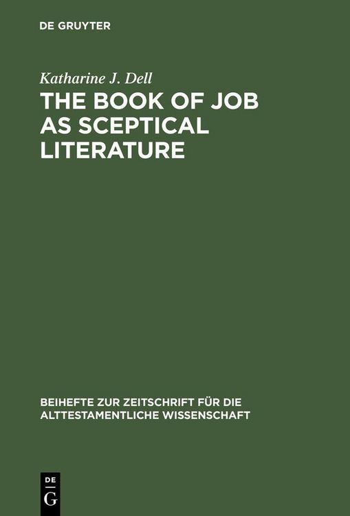 Produktbild: The Book of Job as Sceptical Literature