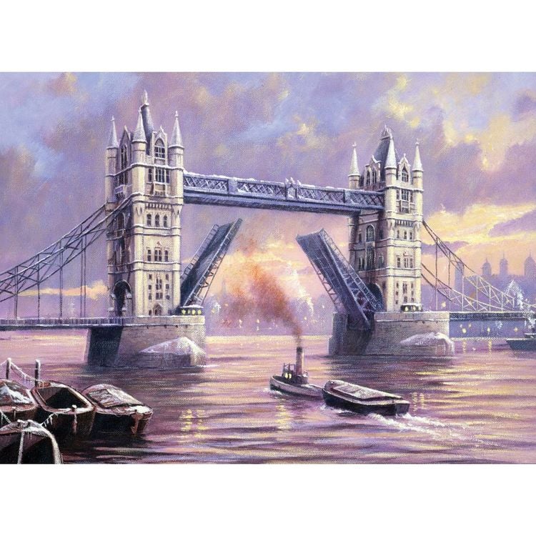 Produktbild: PRACHT Malen nach Zahlen Tower Bridge 40x32,5cm