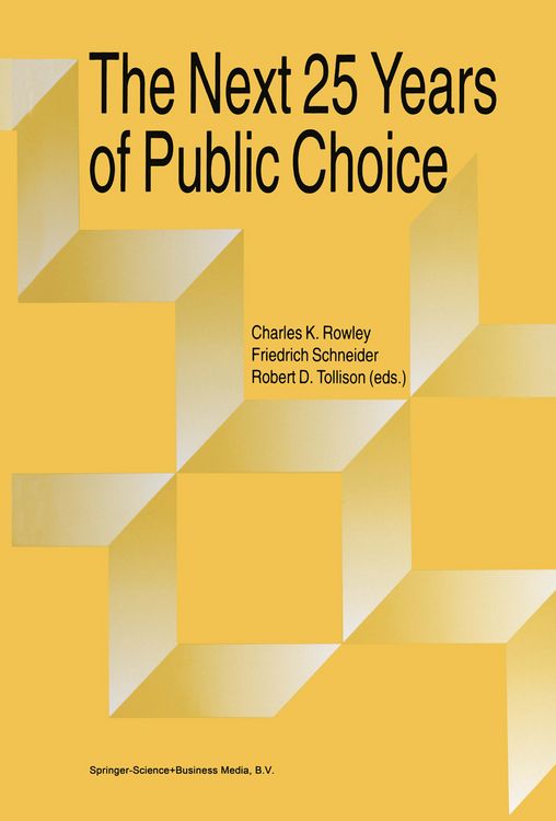Produktbild: The Next Twenty-five Years of Public Choice