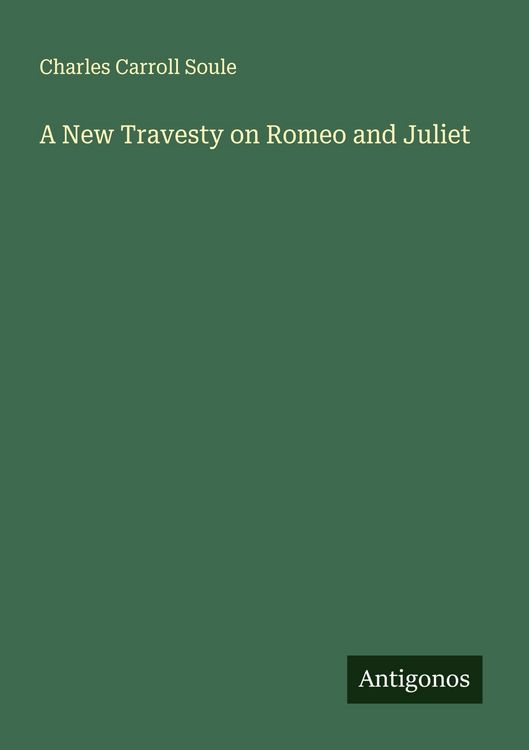 Produktbild: A New Travesty on Romeo and Juliet