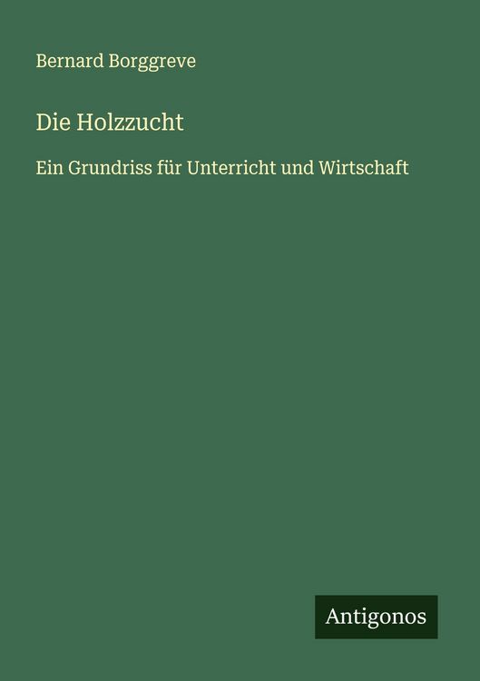 Produktbild: Die Holzzucht