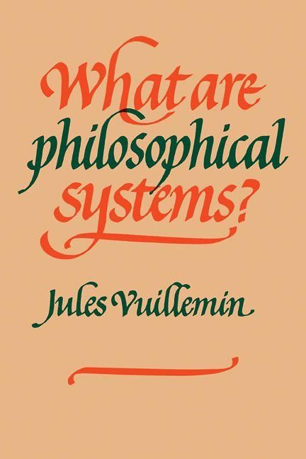 Produktbild: What Are Philosophical Systems?