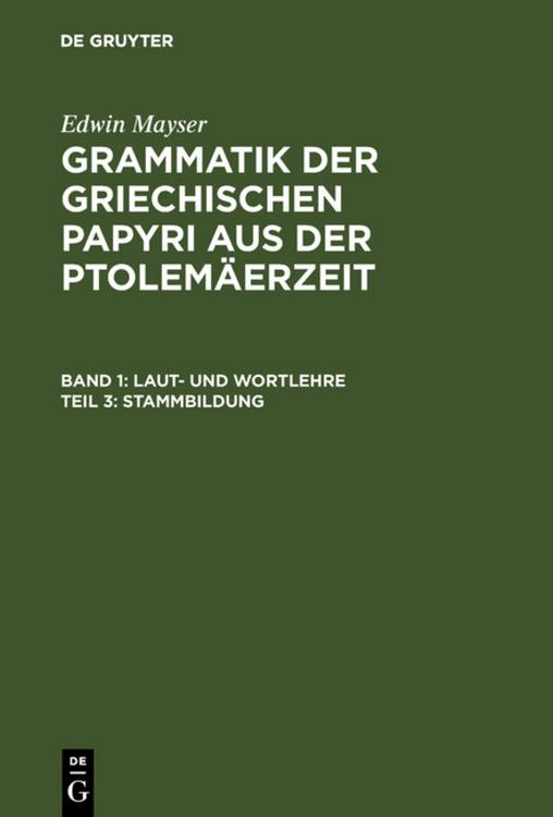 Produktbild: Stammbildung