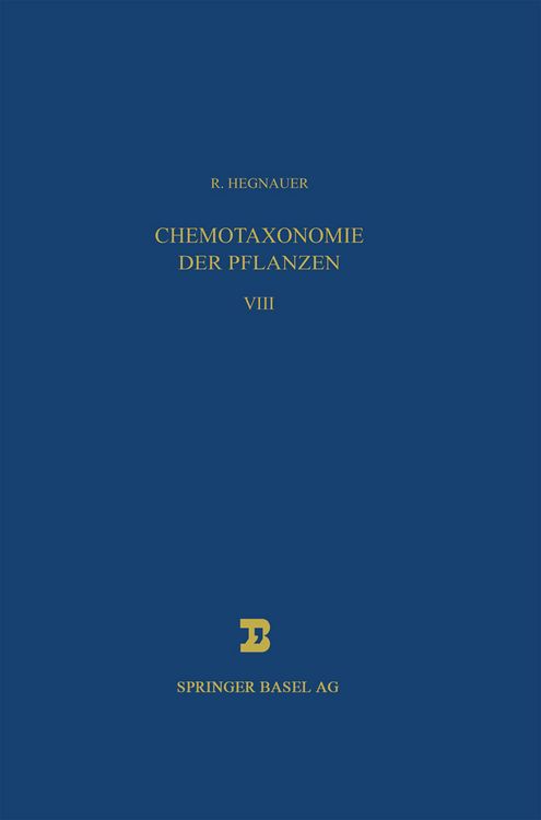 Produktbild: Chemotaxonomie der Pflanzen