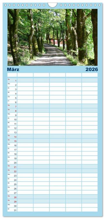 Produktbild: Familienplaner 2026 - Unterwegs in Schweden mit 5 Spalten (Wandkalender, 21 x 45 cm) CALVENDO