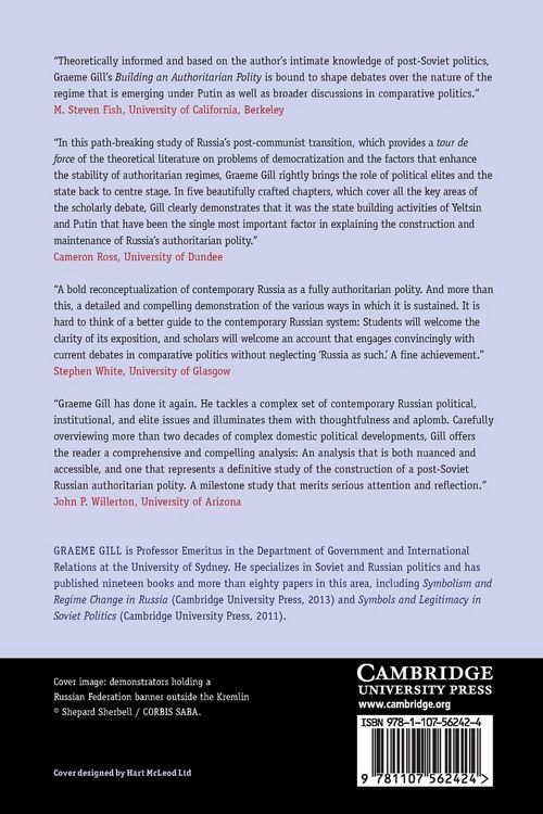 Produktbild: Building an Authoritarian Polity