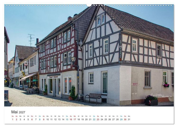 Produktbild: Babenhausen - Sch&ouml;ne Ecken und erstaunliche Besonderheiten (hochwertiger Premium Wandkalender 2027 DIN A2 quer), Kunstdruck in Hochglanz