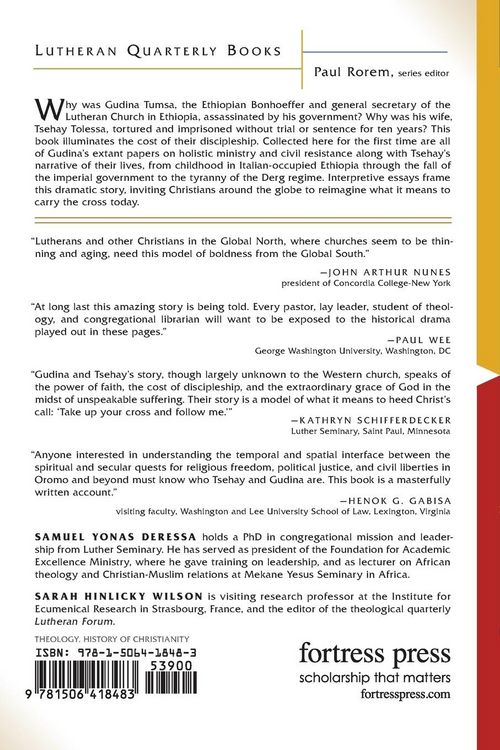 Produktbild: The Life, Works, and Witness of Tsehay Tolessa and Gudina Tumsa, the Ethiopian Bonhoeffer