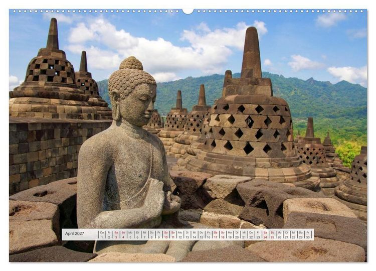 Produktbild: Bekanntes und Unbekanntes Indonesien (hochwertiger Premium Wandkalender 2027 DIN A2 quer), Kunstdruck in Hochglanz