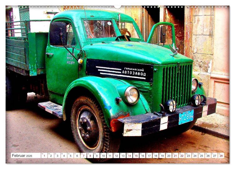 Produktbild: GAZ - LKW-Oldtimer der UdSSR (hochwertiger Premium Wandkalender 2026 DIN A2 quer), Kunstdruck in Hochglanz