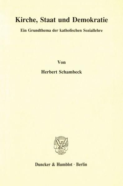 Produktbild: Kirche, Staat und Demokratie.