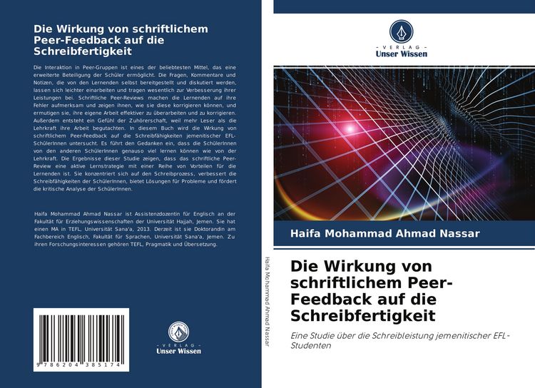 Produktbild: Die Wirkung von schriftlichem Peer-Feedback auf die Schreibfertigkeit