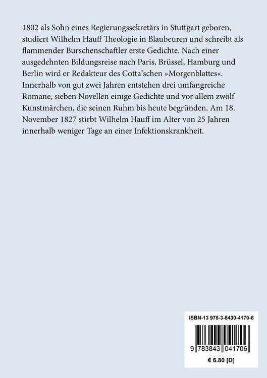 Produktbild: Der kleine Muck, Kalif Storch und andere M&auml;rchen