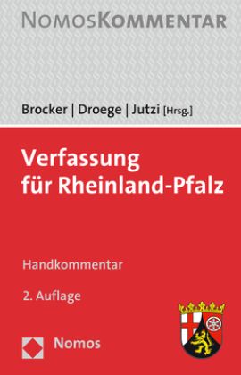 Produktbild: Verfassung f&uuml;r Rheinland-Pfalz