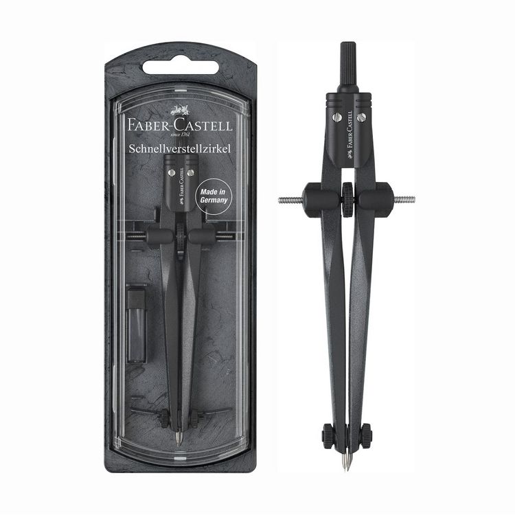 Produktbild: Faber-Castell Schnellverstellzirkel blackstone