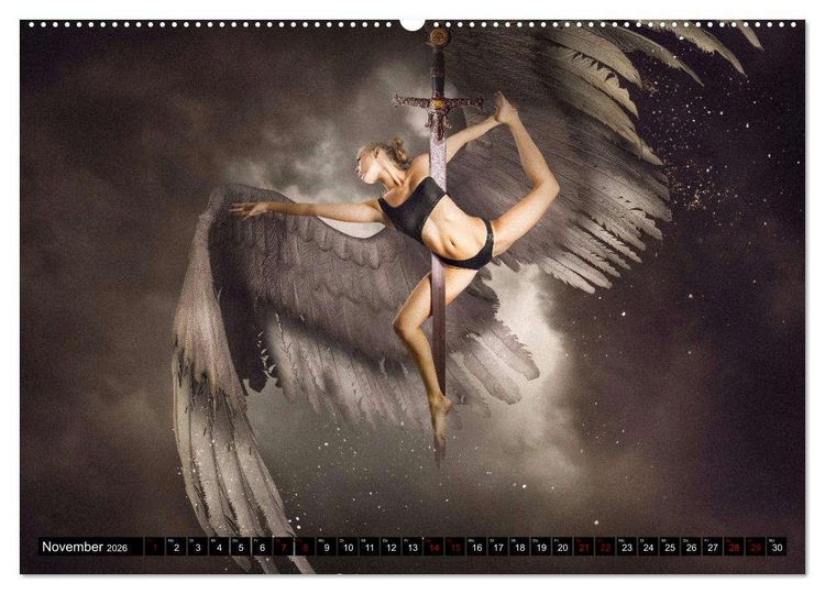 Produktbild: Pole Dance Engel (Wandkalender 2026 DIN A2 quer), CALVENDO Monatskalender