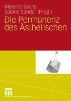 Produktbild: Die Permanenz des &Auml;sthetischen