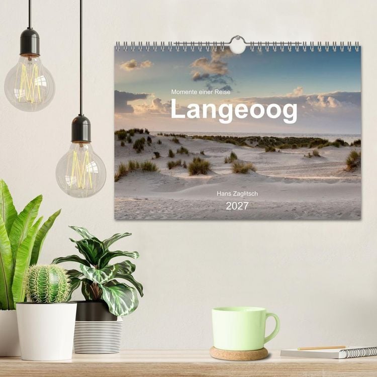 Produktbild: Langeoog - Momente einer Reise (Wandkalender 2027 DIN A4 quer), CALVENDO Monatskalender