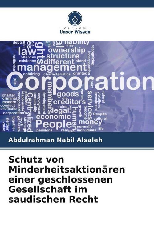 Produktbild: Schutz von Minderheitsaktion&auml;ren einer geschlossenen Gesellschaft im saudischen Recht