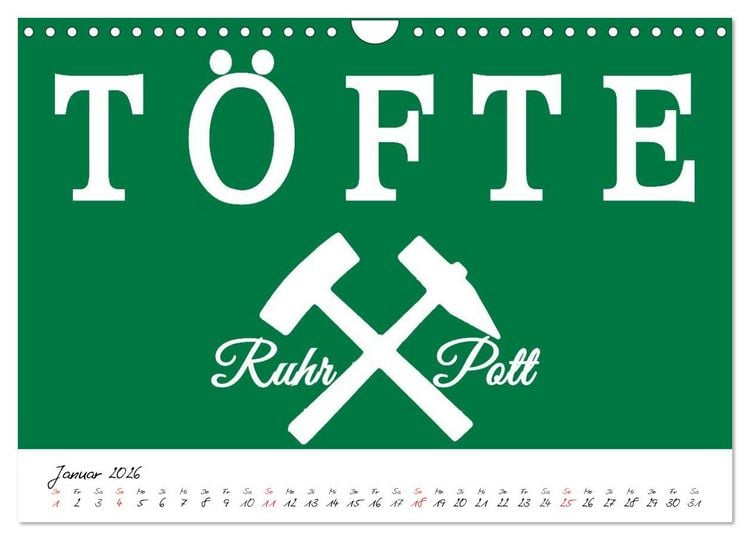Produktbild: Ruhrpott Vokabeln (Wandkalender 2026 DIN A4 quer), CALVENDO Monatskalender