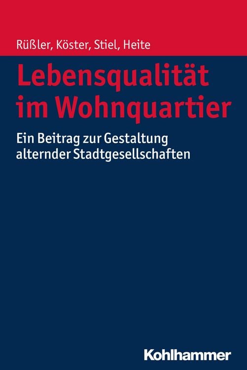 Produktbild: Lebensqualit&auml;t im Wohnquartier