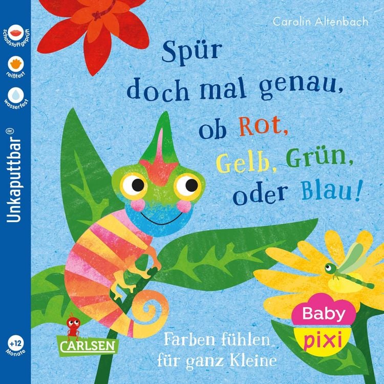 Produktbild: Baby Pixi (unkaputtbar) 169: Spür doch mal genau, ob Rot, Grün, Gelb oder Blau!