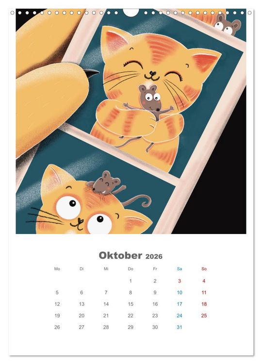 Produktbild: LEOPOLD DER DRITTE - Ein Kater mit ganz viel Charme (Wandkalender 2026 DIN A3 hoch), CALVENDO Monatskalender
