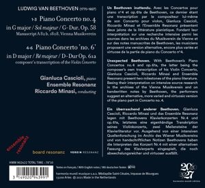 Produktbild: Beethoven: Piano Concertos Nos. 4 Op. 58 & "6" Op.