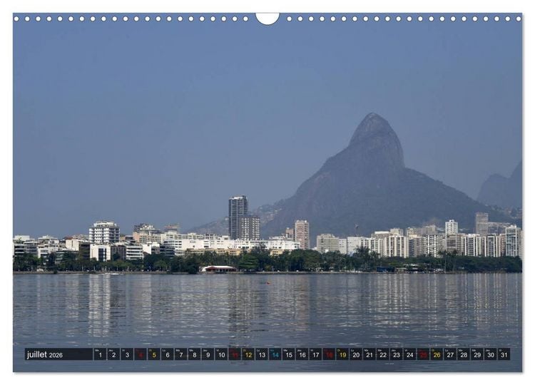 Produktbild: Tout simplement Rio de Janeiro (Calendrier mural 2026 DIN A3 vertical), CALVENDO calendrier mensuel