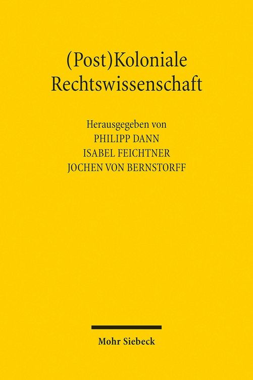 Produktbild: (Post)Koloniale Rechtswissenschaft