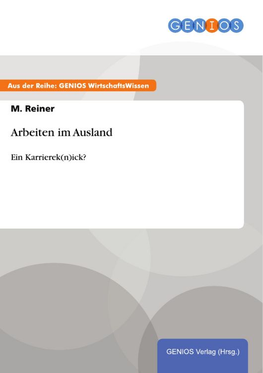 Produktbild: Arbeiten im Ausland