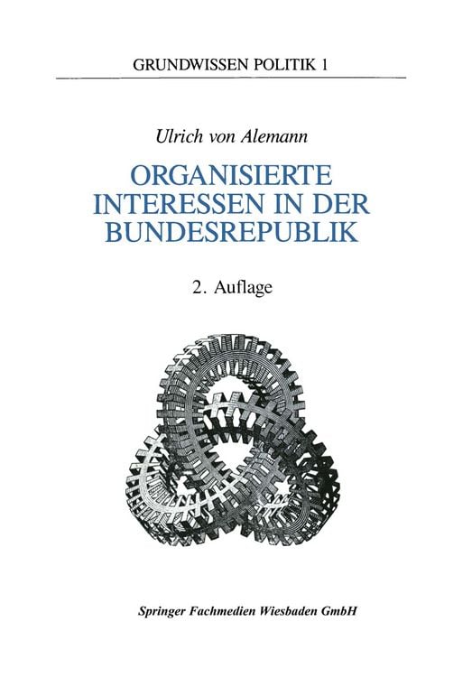 Produktbild: Organisierte Interessen in der Bundesrepublik Deutschland
