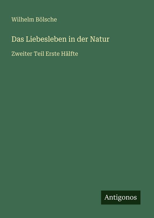 Produktbild: Das Liebesleben in der Natur