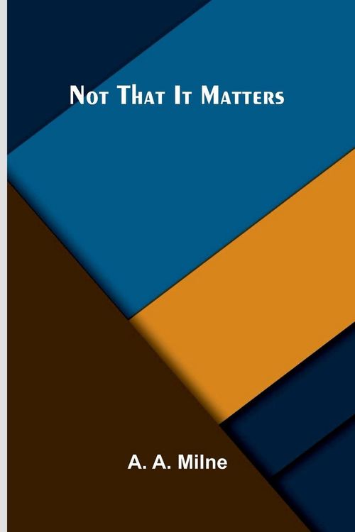 Produktbild: Not that it Matters