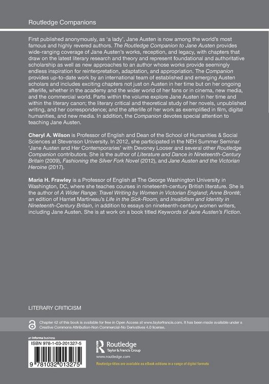 Produktbild: The Routledge Companion to Jane Austen