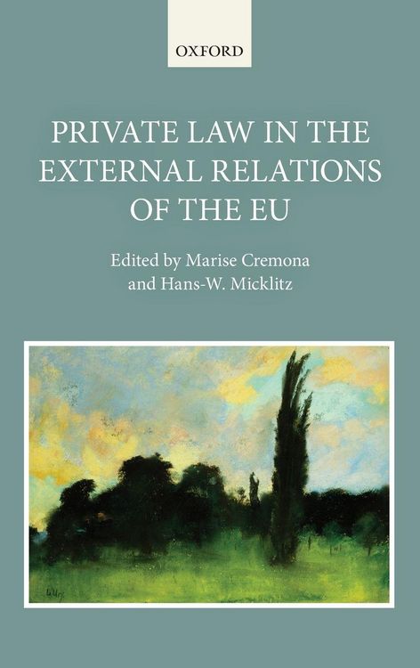 Produktbild: Private Law in the External Relations of the Eu