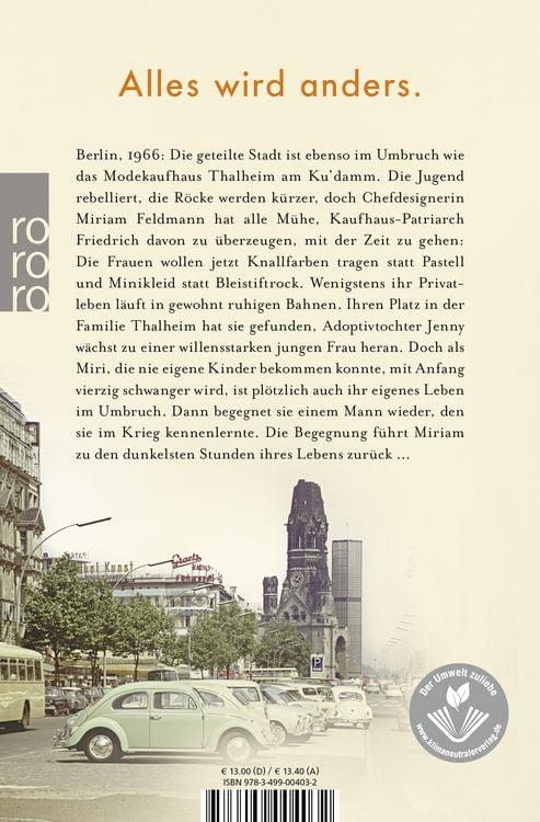Produktbild: Die Schwestern vom Ku'damm: Ein neuer Morgen