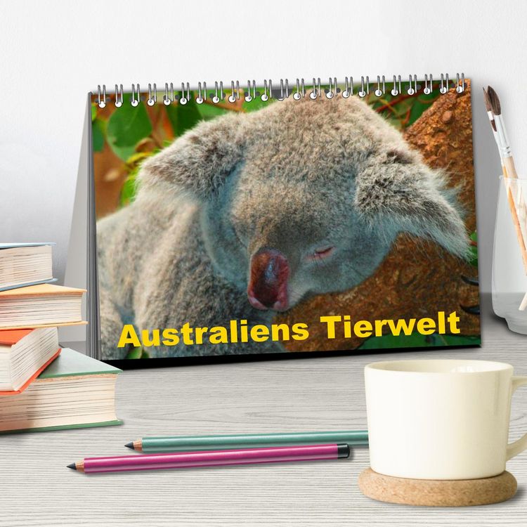 Produktbild: Australiens Tierwelt (Tischkalender 2026 DIN A5 quer), CALVENDO Monatskalender