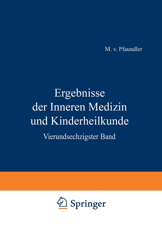 Produktbild: Ergebnisse der Inneren Medizin und Kinderheilkunde