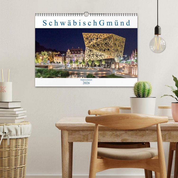 Produktbild: Schw&auml;bisch Gm&uuml;nd - Impressionen (Wandkalender 2026 DIN A3 quer), CALVENDO Monatskalender