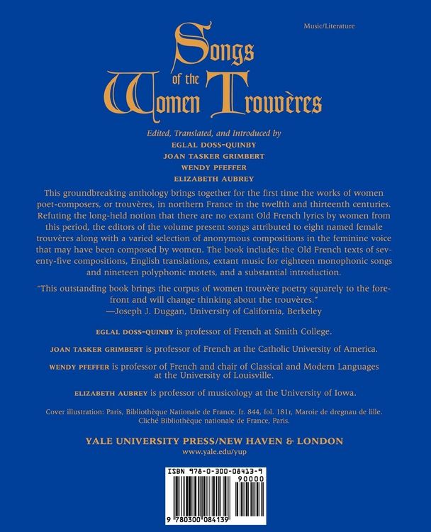 Produktbild: Songs of the Women Trouveres